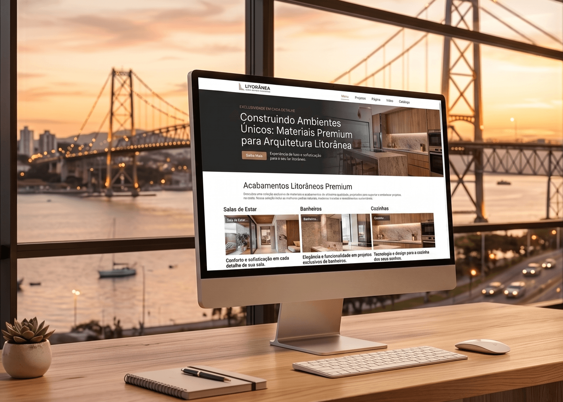Mockup — Site Institucional
