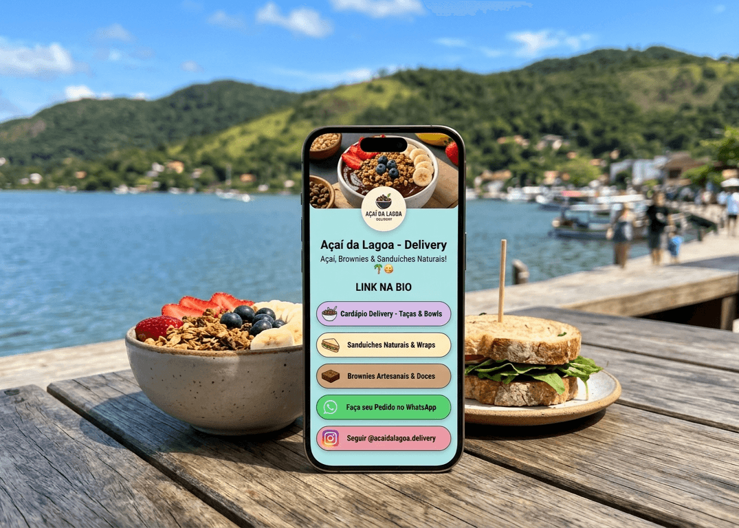 Mockup — Página de Links